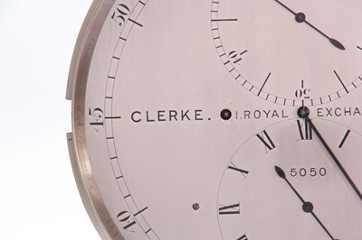 Lot 578 - CLERKE. 1 ROYAL EXCHANGE, LONDON. No. 5050. A...